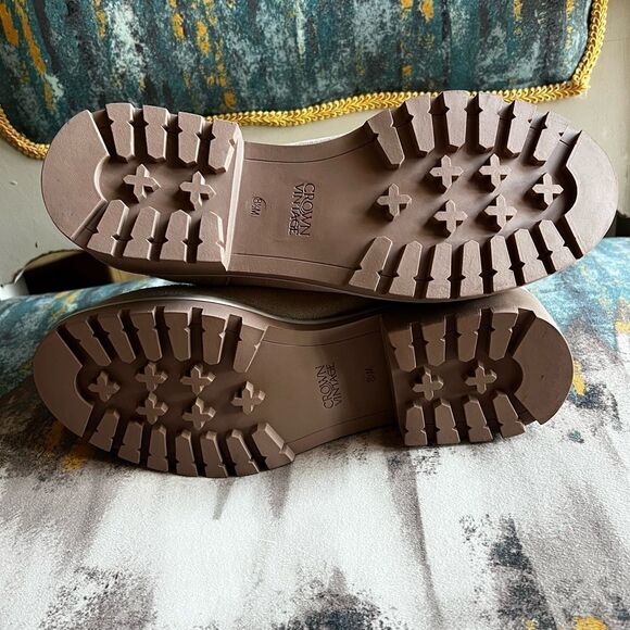 Crown Vintage Karina Leather Ankle Boots NWOT - Picture 2 of 9